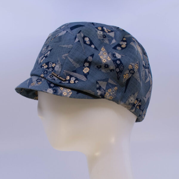 Cap Collection: Dyllan (Print) - Origami Aqua (Side View)