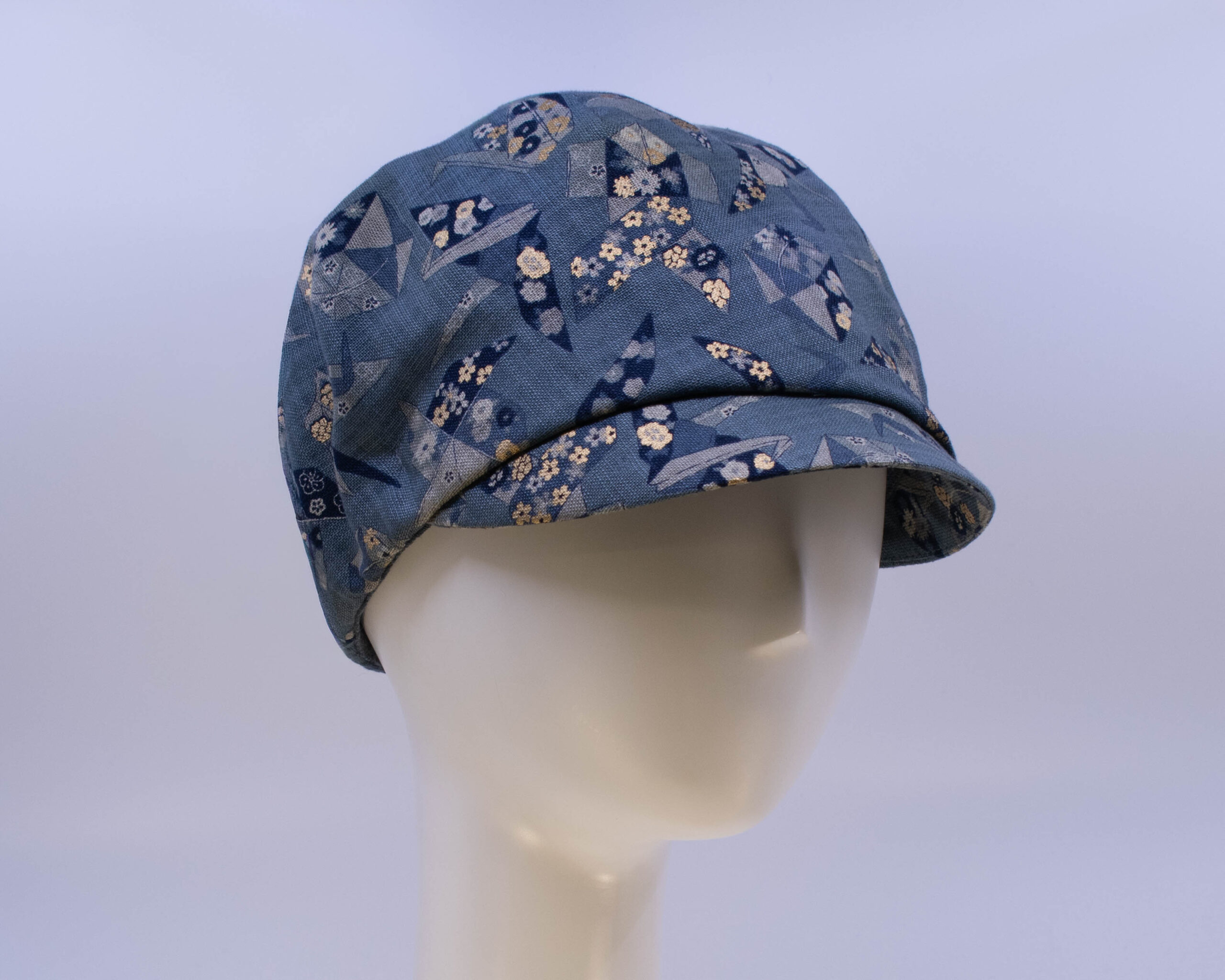 Cap Collection: Dyllan (Print) - Origami Aqua (Side View 2)